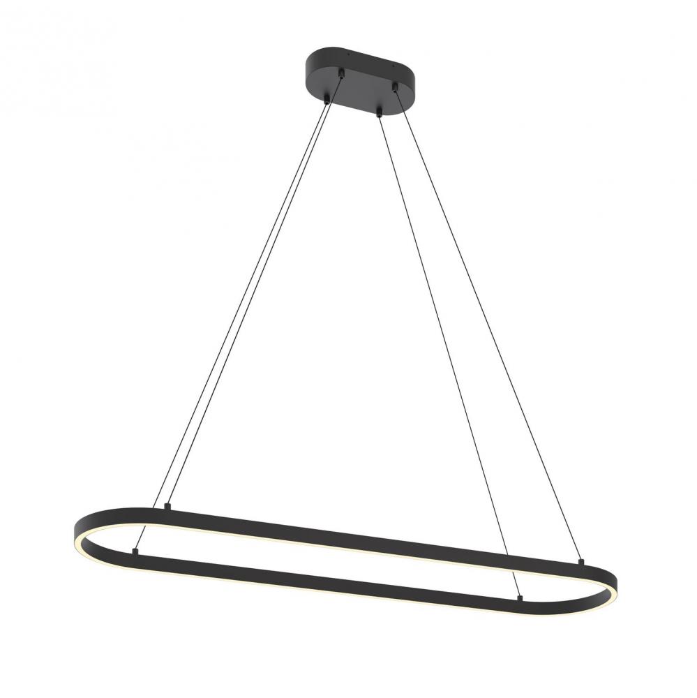 Glo 48'' Linear Pendant Led 40W 120V BK