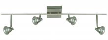 AFX Lighting, Inc. BERF4450L30SN - Berlin - Fixed Track Light Fixture - Satin Nickel Finish - Clear Acrylic Lens