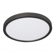 AFX Lighting, Inc. EGRF12LAJD1BK - EDGE ROUND FLUSHMOUNT LED 22W 1320lm 120V