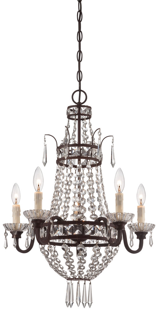 5 light mini chandelier