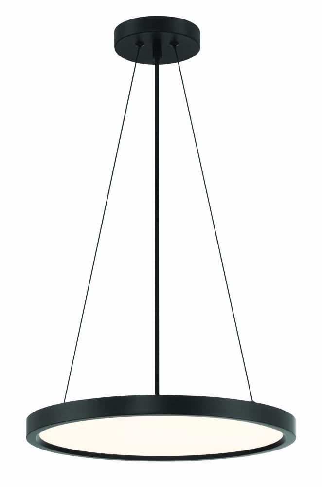 30w, LED Pendant Fixture in Metal