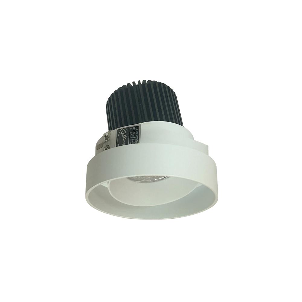 4" Iolite LED Round Trimless Adjustable, 1000lm / 14W, 3500K, White Adjustable / White Reflector