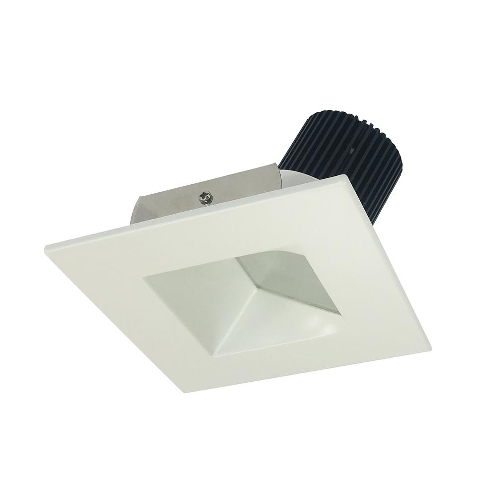 4" Iolite LED Square Wall Wash, 800lm / 14W, 5000K, White Reflector / White Flange