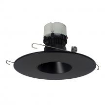 Nora NPR-56RNDC35XBB - 5"/6" Pearl LED Round Retrofit Reflector, 1200lm / 12W, 3500K, Black Reflector / Black