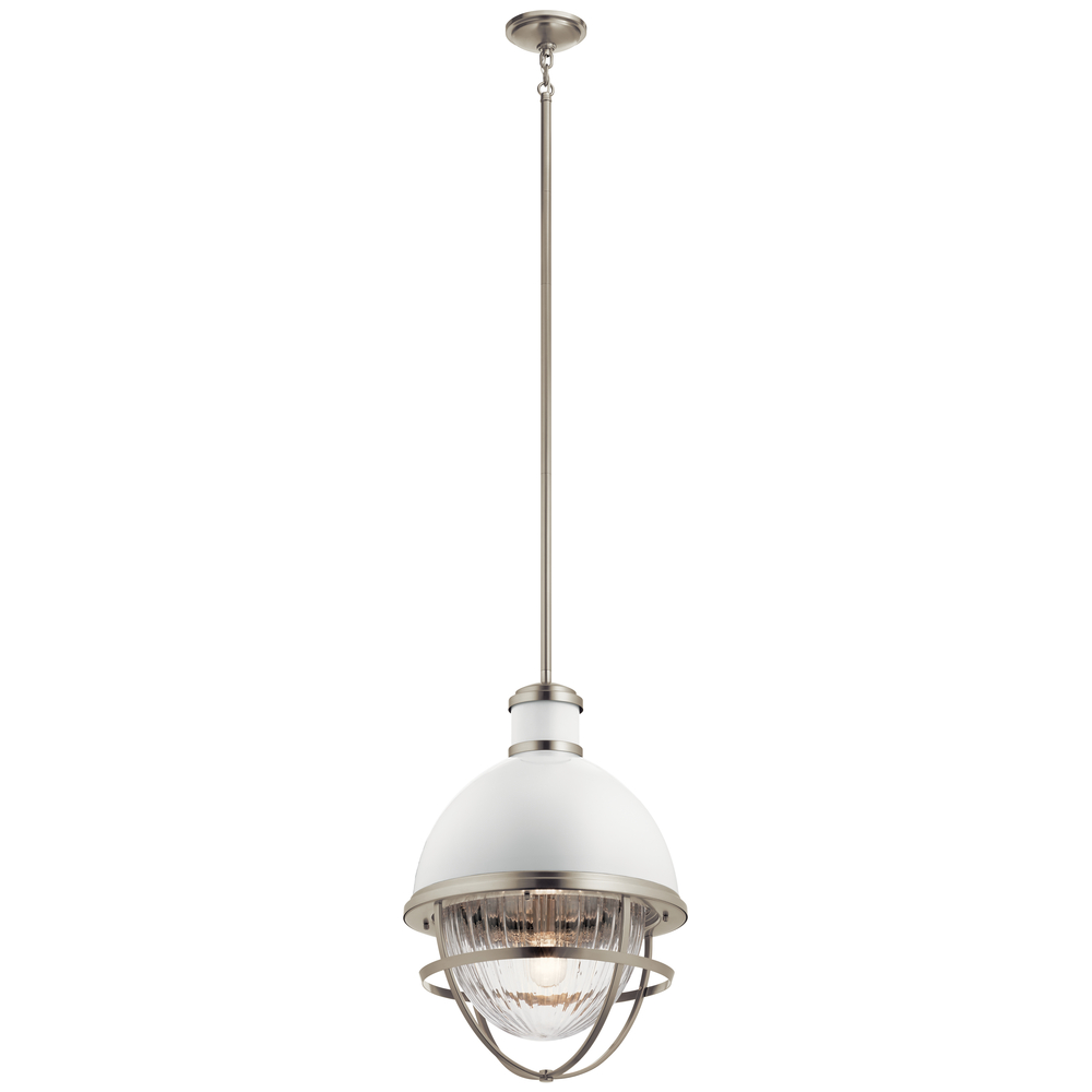 Tollis™ 23.75" 1 Light Foyer Pendant Brushed Nickel