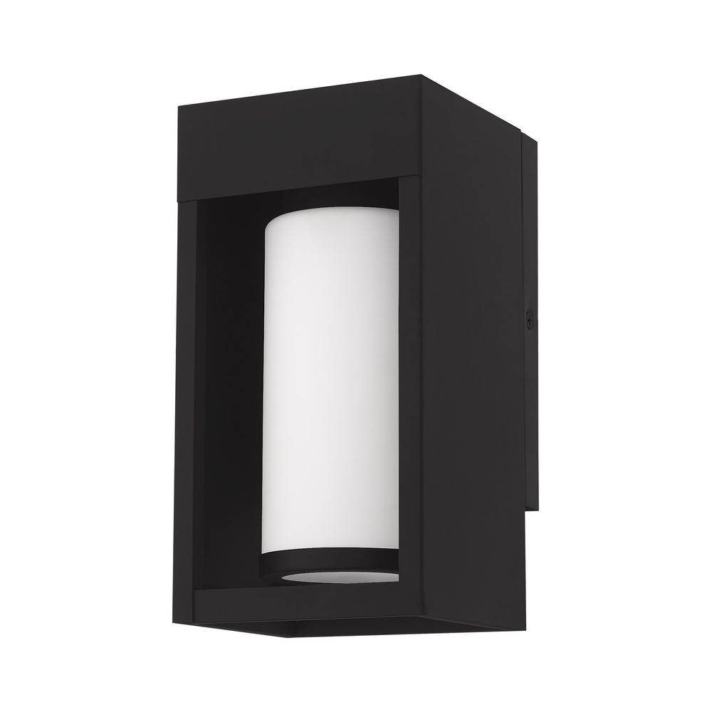 1 Lt Black Outdoor Wall Lantern