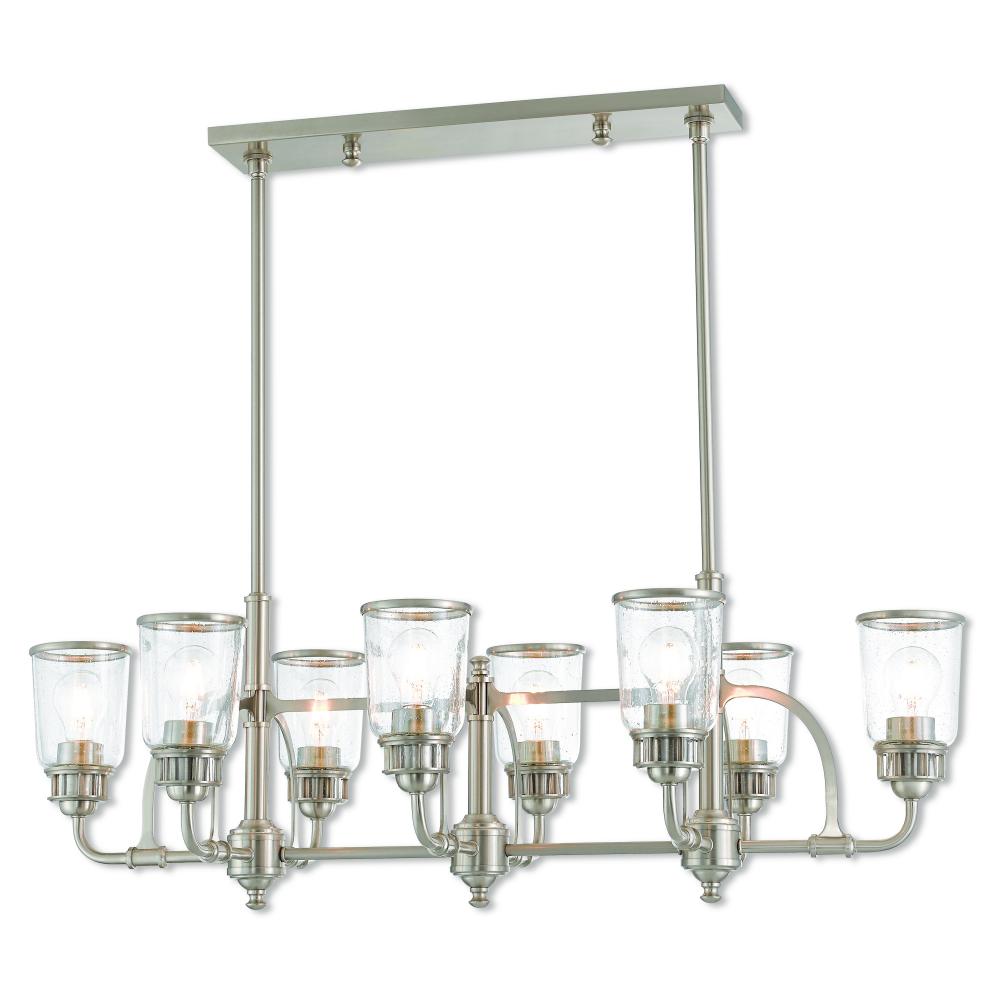 8 Lt BN Linear Chandelier