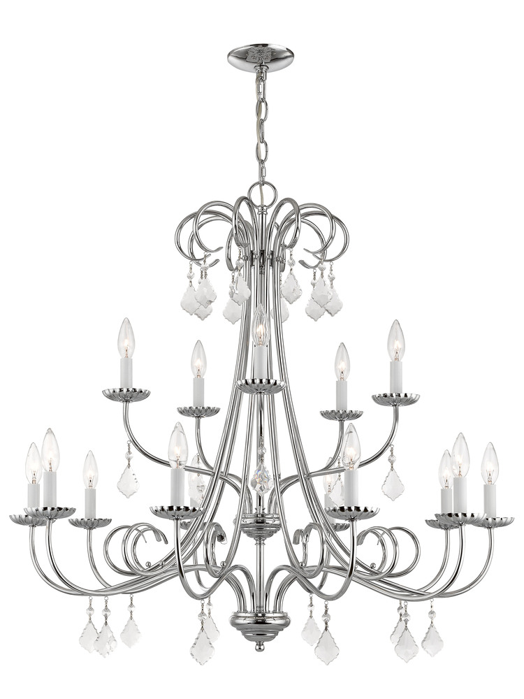 15 Lt CH Foyer Chandelier