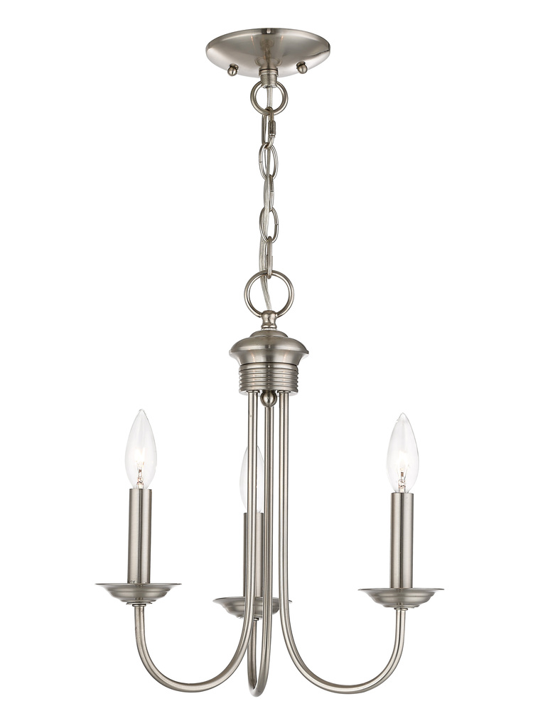 3 Lt BN Chandelier