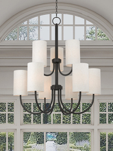 Livex Lighting 41169-92 - 9 Lt EBZ Foyer Chandelier