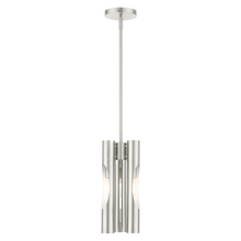 Livex Lighting 45913-91 - 3 Lt Brushed Nickel Pendant Chandelier