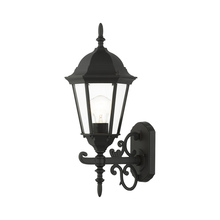 Livex Lighting 7556-14 - 1 Lt Textured Black Outdoor  Wall Lantern