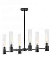 Lark 85406BK - Small Linear Chandelier