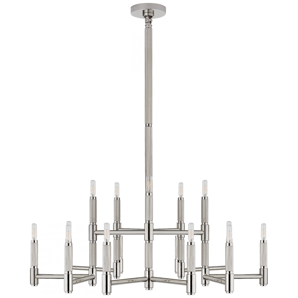 Barrett Large Knurled Chandelier