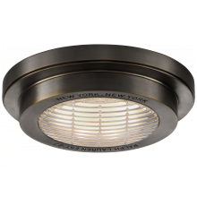 Visual Comfort RL RL 4128BZ - Grant 6.25" Solitaire Flush Mount