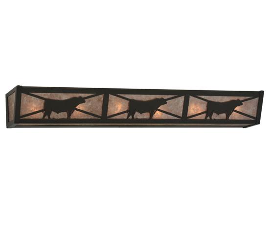 36"W Steer Vanity Light