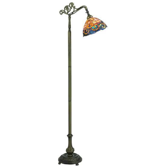 63"H Saturday Morning Bridge Arm Floor Lamp