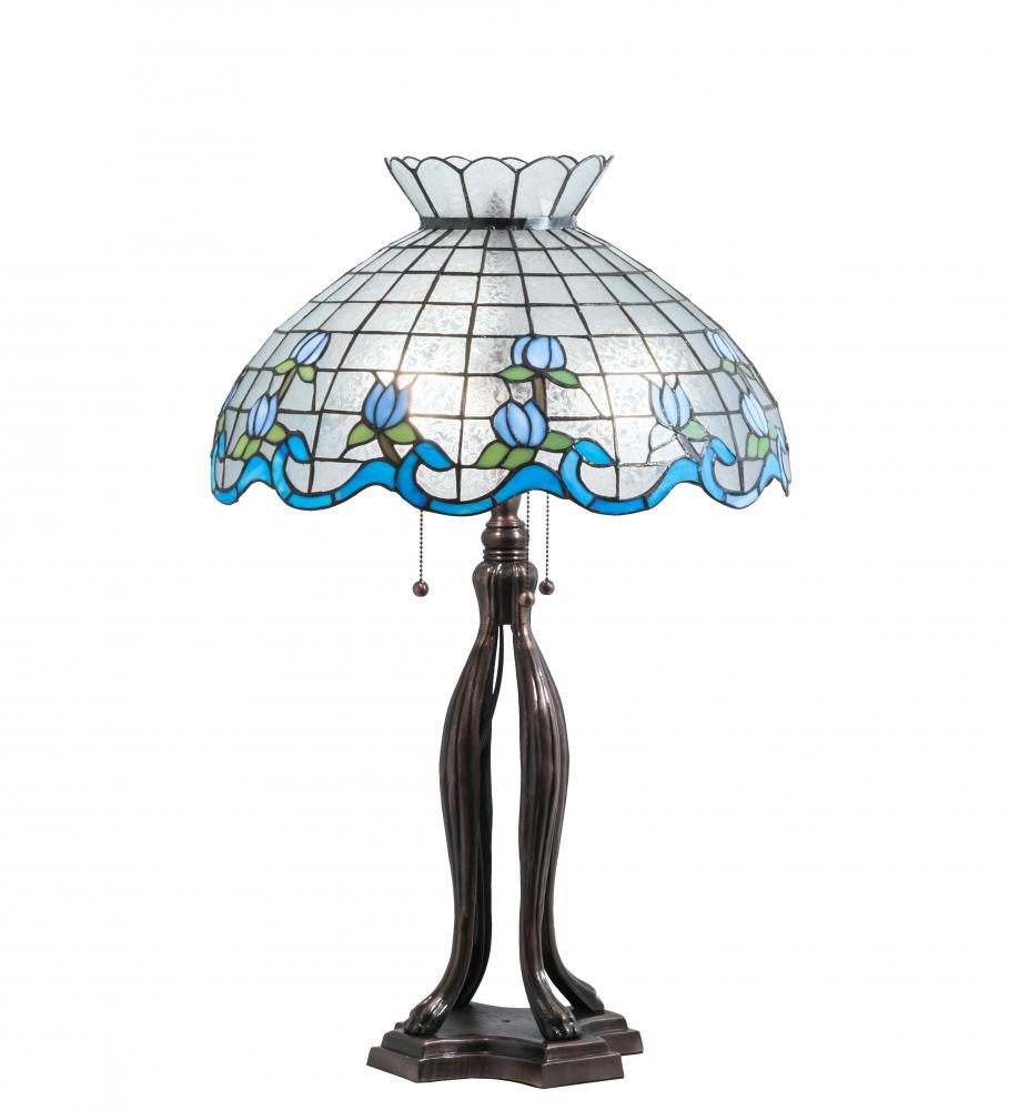 31" High Roseborder Table Lamp