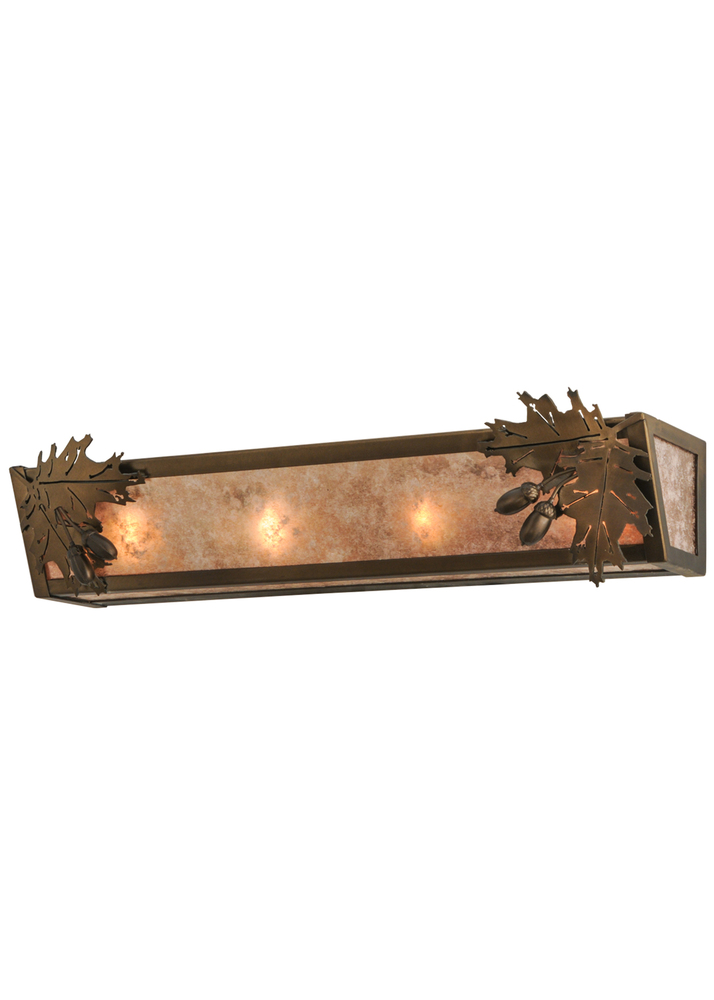 24"W Oak Leaf & Acorn Vanity Light