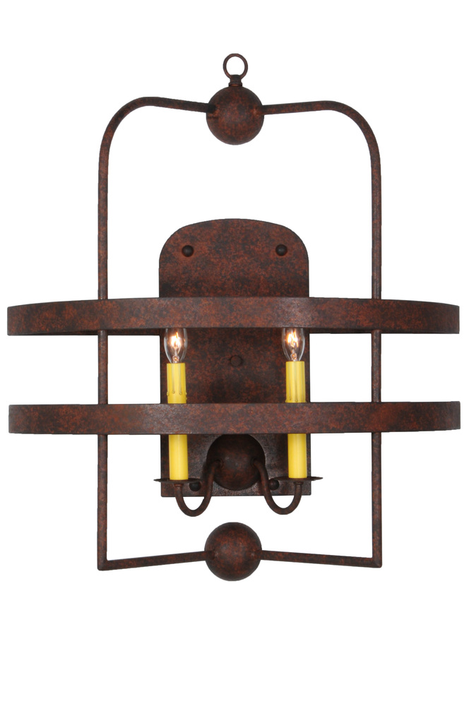 24" Wide Aldari 2 Light Wall Sconce