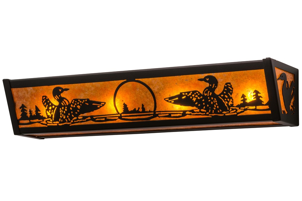 24"W Loon Vanity Light