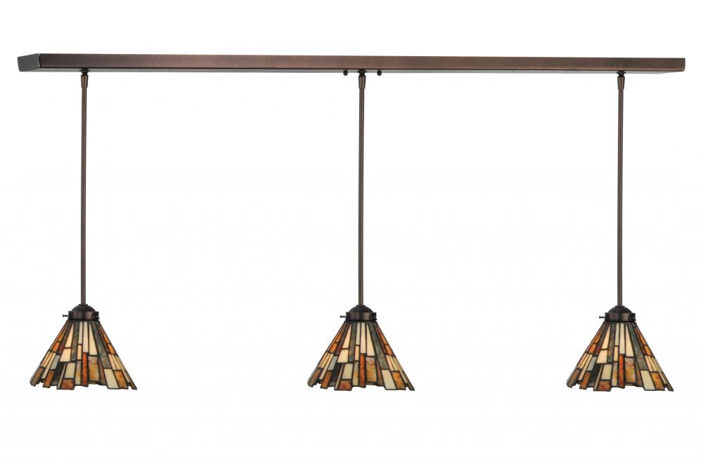 51"L Delta Jadestone 3 LT Island Pendant