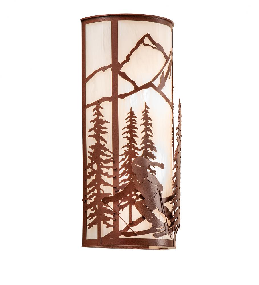 8" Wide Alpine Wall Sconce