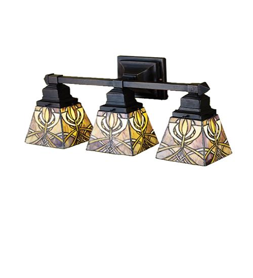 20"W Glasgow Bungalow 3 LT Vanity Light