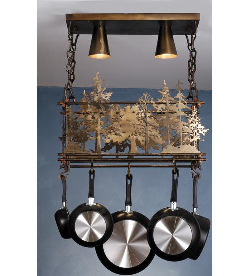 24.5" Long Tall Pines Pot Rack