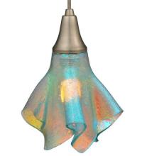 Meyda Blue 120843 - 8" Wide Handercheif Fire and Ice Mini Pendant