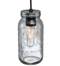 Meyda Blue 120901 - 4.75" Wide Mason Jar Mini Pendant