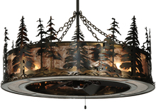 Meyda Blue 135769 - 45"W Tall Pines W/Uplights Chandel-Air