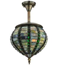 Meyda Blue 136106 - 13" Wide Jeweled Beehive Pendant