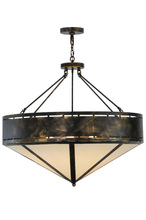 Meyda Blue 140868 - 36" Wide Craftsman Prime Inverted Pendant