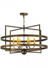 Meyda Blue 143904 - 36"W Aldari 6 LT Chandelier