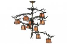 Meyda Blue 147381 - 39"W Pine Branch Valley View 10 LT Chandelier