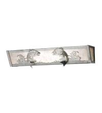 Meyda Blue 15679 - 24"W Leaping Trout Vanity Light