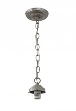 Meyda Blue 172423 - 5"W Nickel 1 LT Pendant Hardware