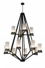 Meyda Blue 173745 - 60"W Galen 12 LT Chandelier