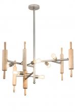 Meyda Blue 183551 - 41" Wide Alva Kavel 6 Light Chandelier