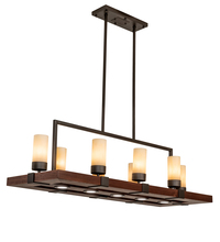 Meyda Blue 214544 - 48" Long Grand Terrace Oblong Pendant