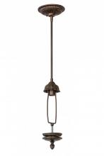 Meyda Blue 23198 - 5.5"W Mahogany Bronze 1 LT Inverted Pendant Hardware