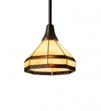 Meyda Blue 236479 - 8" Wide Topridge Mini Pendant