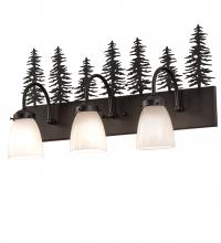 Meyda Blue 244169 - 24" Wide Tall Pines 3 Light Vanity Light