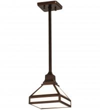 Meyda Blue 244414 - 7" Square Mission Prime Pendant