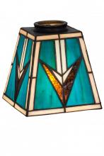 Meyda Blue 46455 - 5"Sq Valencia Mission Shade