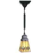 Meyda Blue 49120 - 5"Sq Martini Mission Mini Pendant.609