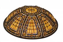 Meyda Blue 50248 - 24"W Fleur-de-lis Shade