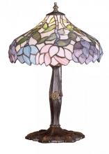 Meyda Blue 52134 - 17"H Wisteria Accent Lamp