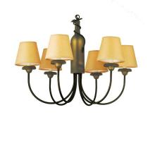 Meyda Blue 65545 - 26"W Tuscan Vineyard 6 LT Parchment Chandelier